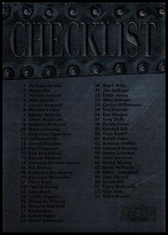 124 Checklist